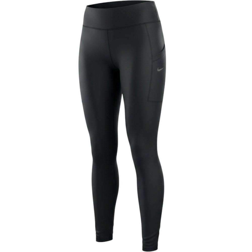 Nike Womens Power Hyper‎ 3/4 Training Capri Tight BLACK SIZE M running jogging